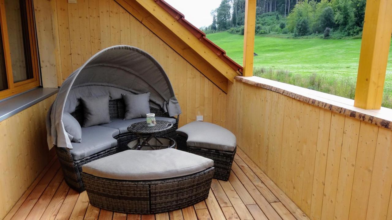 Waldblick Im Happy Allgaeu - Wohnung Mit Grosser Dachterrasse Leutkirch im Allgau Bagian luar foto